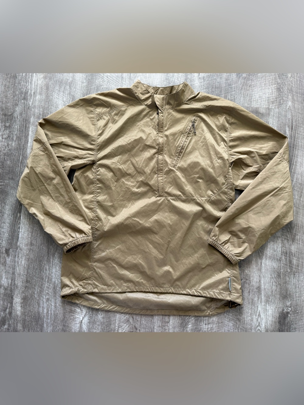 Wild Things Tactical Windbreaker Wind Shirt Jacket 1/2 zip Coyote Tan XL